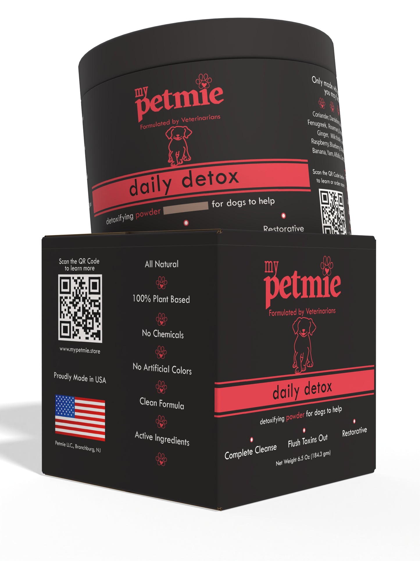 Daily Detox Powder for Dogs | 60 scoops in a jar