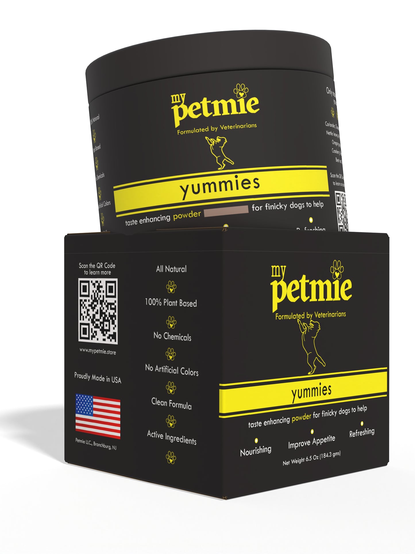 Yummies Powder for Dogs | 60 scoops in a jar