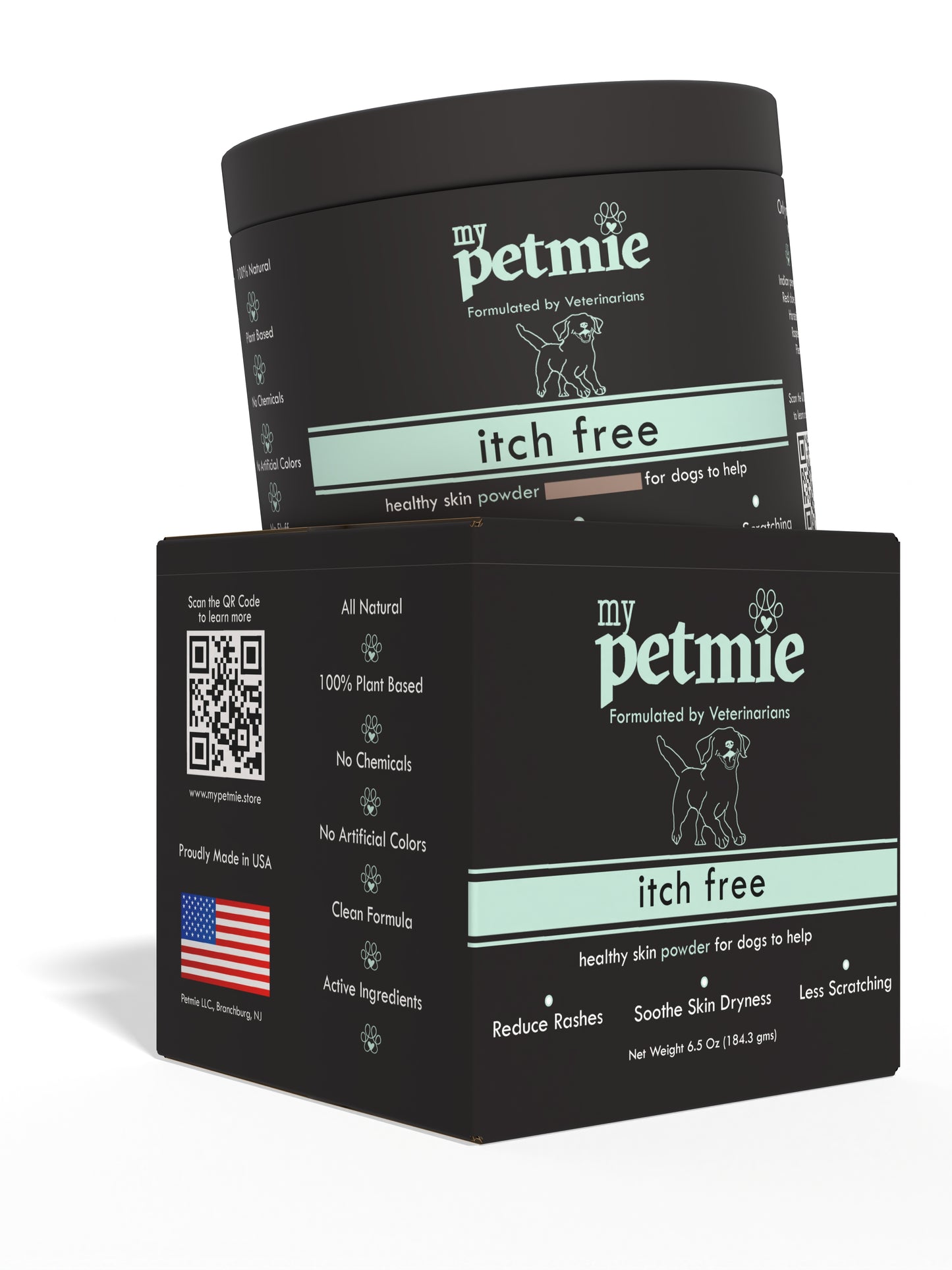 Itch Free Powder for Dogs | 60 scoops in a jar