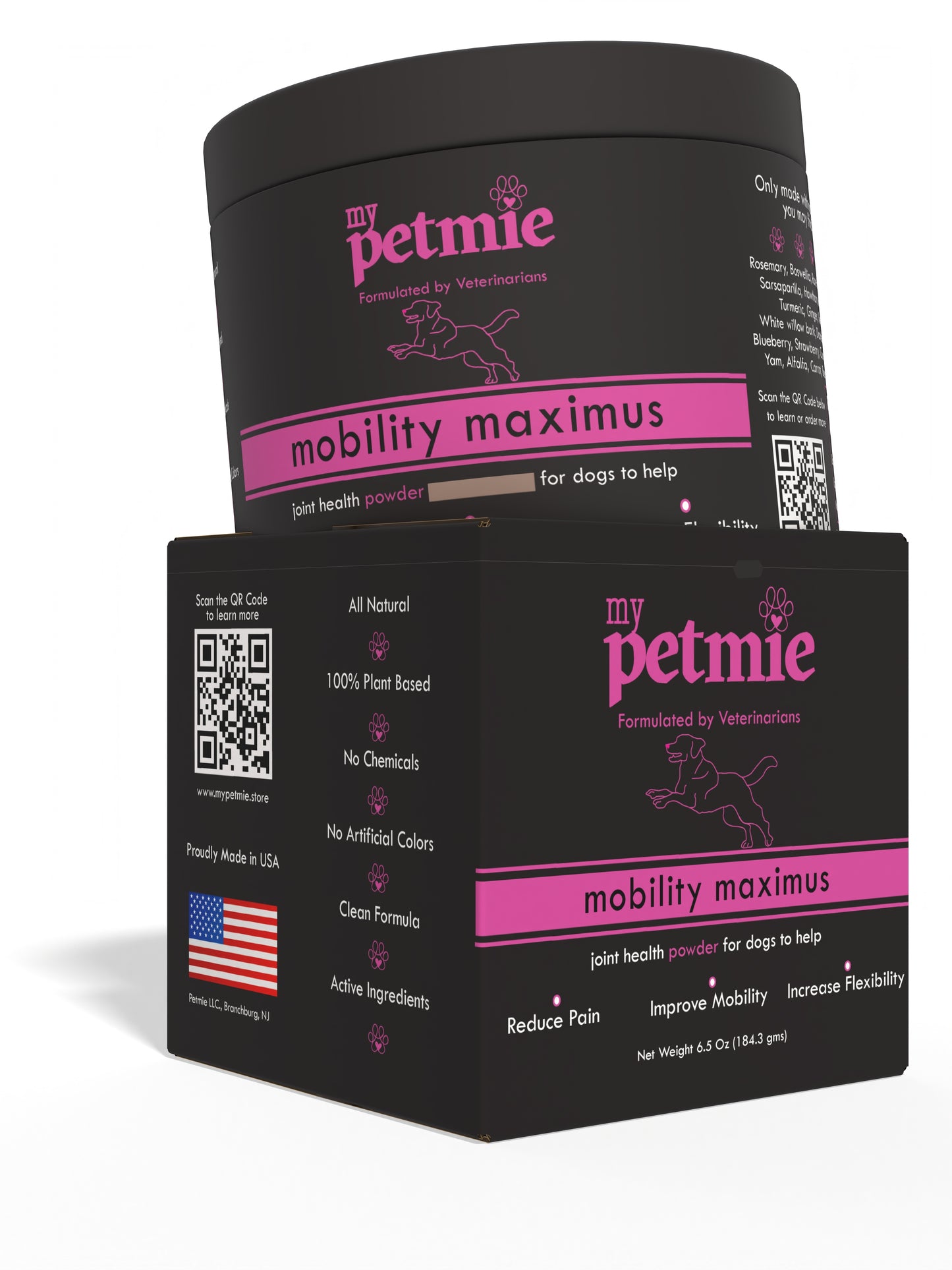 Mobility Maximus Powder for Dogs | 60 scoops in a jar