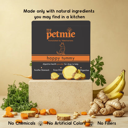 Happy Tummy Powder for Dogs | 60 scoops in a jar