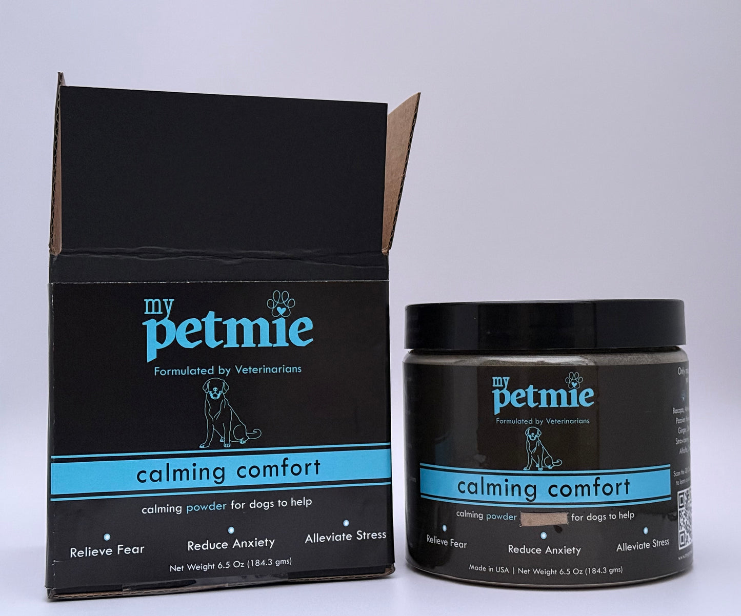 Calming Comfort Powder for Dogs | 60 Scoops in a Jar
